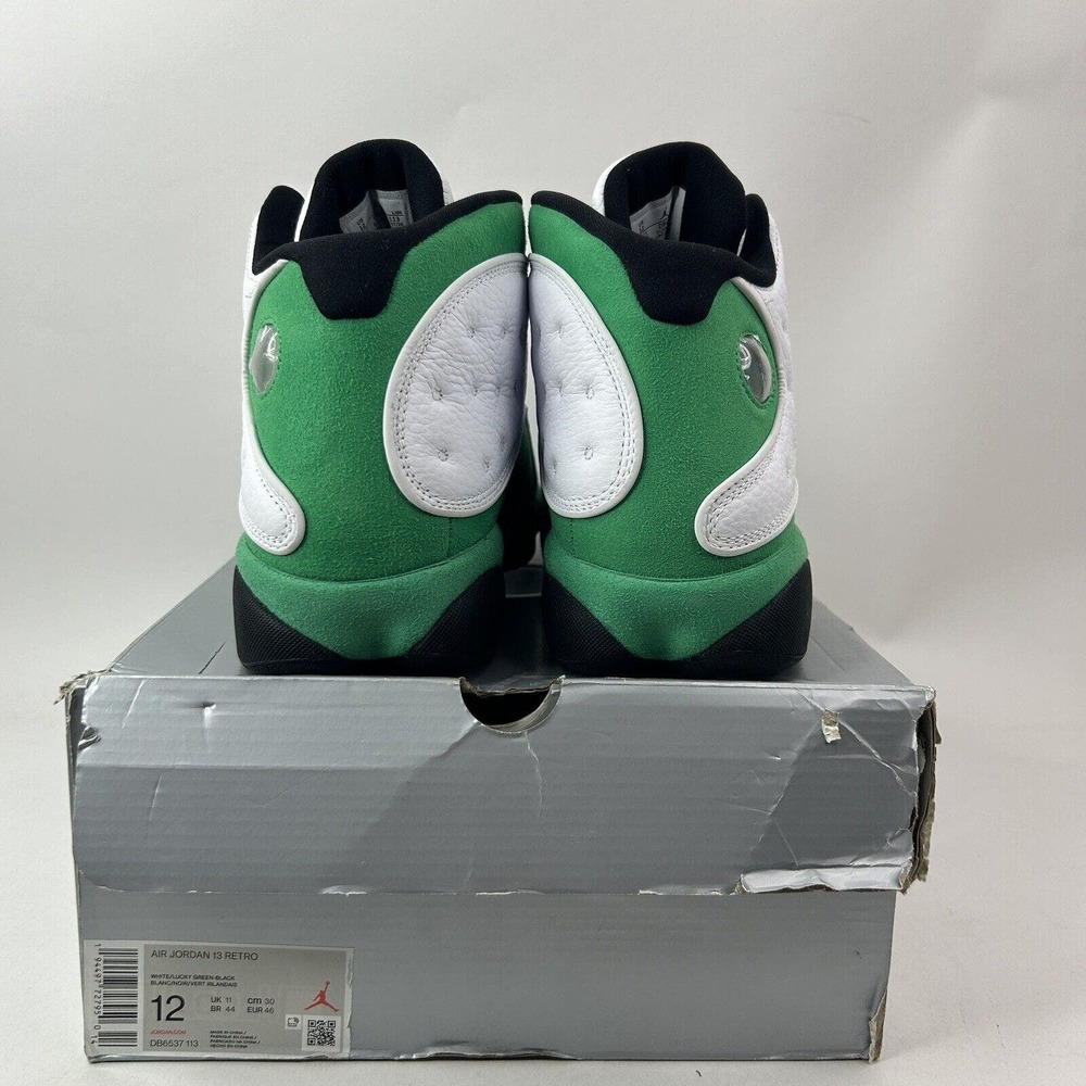 Nike Shoes Air Jordan 13 Retro "White Lucky Green" 2024 - Picture 4 of 5